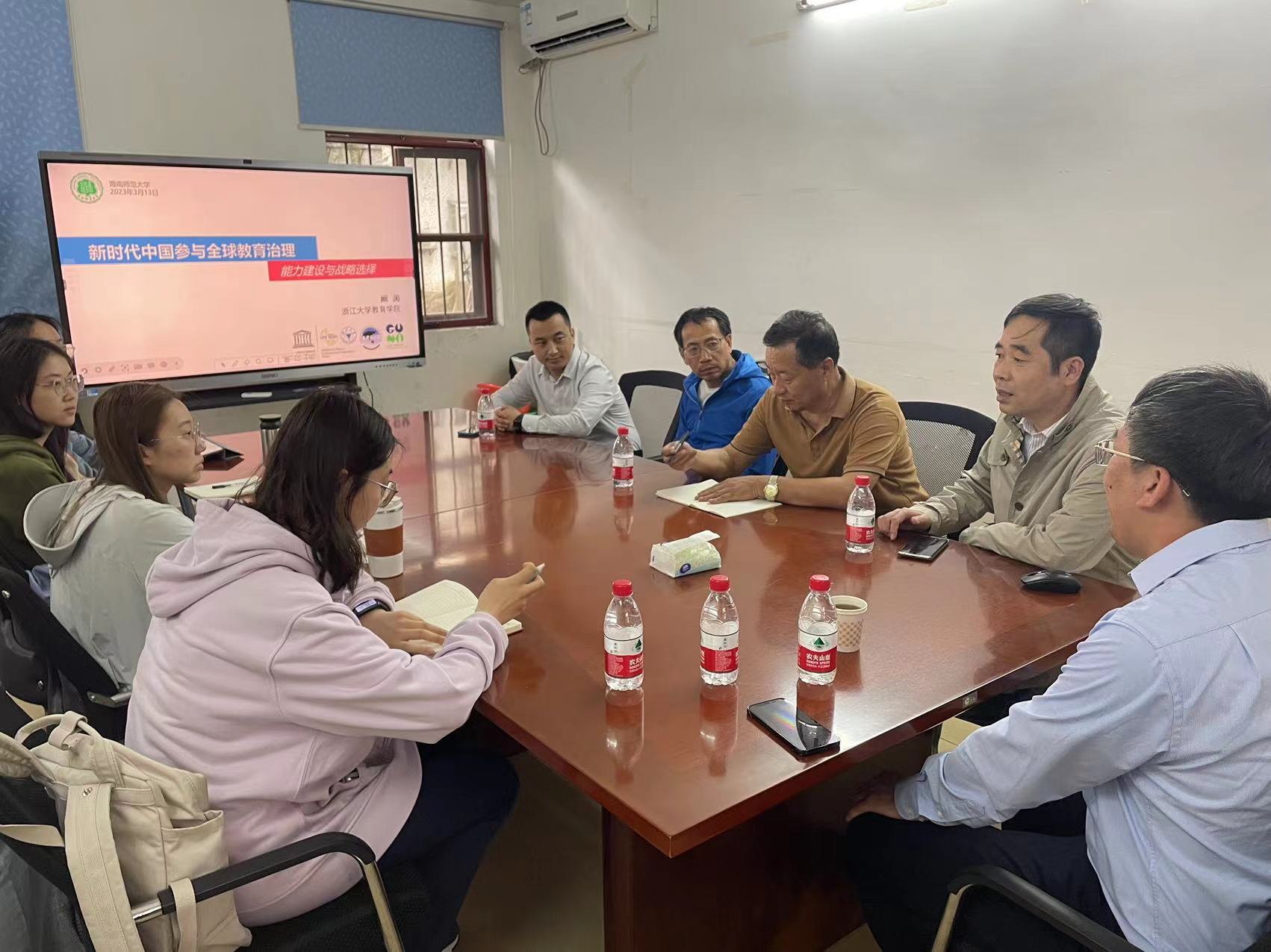 浙江大学教育学院常务副院长阚阅一行来我院调研讲座